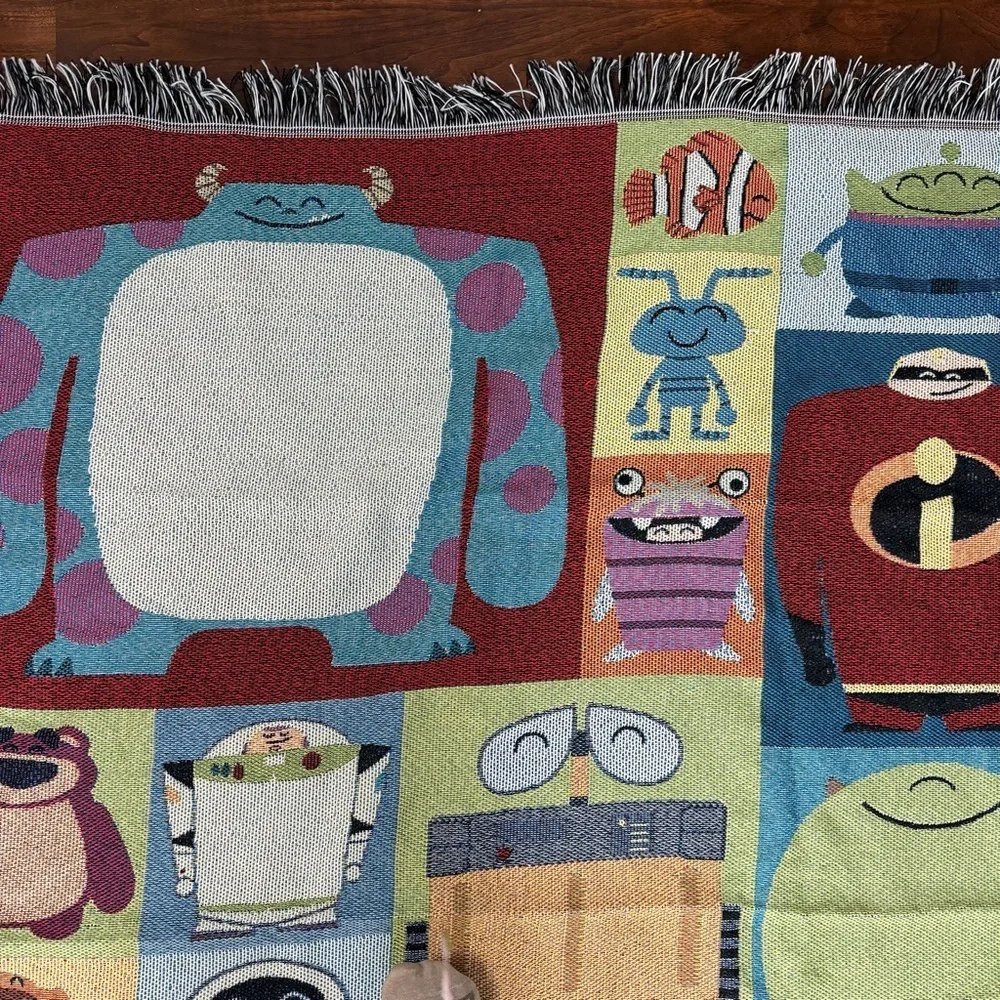 Disney Pixar Character Throw Blanket
